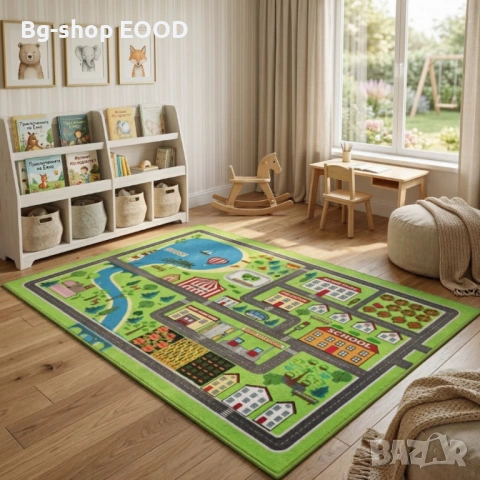 Детски килим 120x160 см, 12 дизайна, водоустойчив, неплъзгащ се, снимка 2 - Други - 53932783
