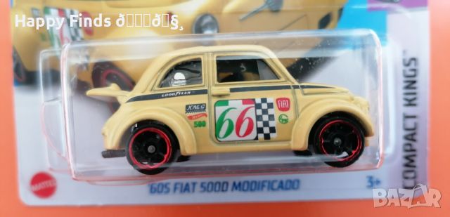 Ново!!! Hot Wheels   Audi RS E-Tron GT, HW GREEN SPEED `71 El Camino HW HOT TRUCKS `60 Fiat 500D Mod, снимка 3 - Колекции - 45237788