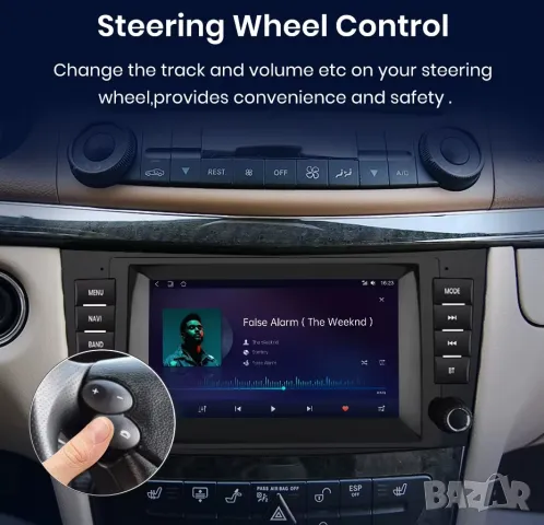 Мултимедия, Mercedes, E Class, Двоен дин, Мерцедес, W211, E200, E220, E270, Е320, Android, CLK клас, снимка 4 - Аксесоари и консумативи - 50311477