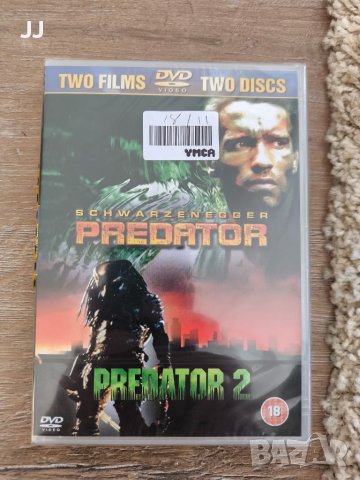 Predator and Predator 2 DVD филм Хищникът филм Нов, снимка 1 - DVD филми - 45698946