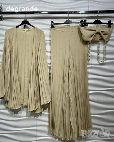 ❌Ликвидация❌ Елегантен плисиран комплект , снимка 3 - Комплекти - 51639920