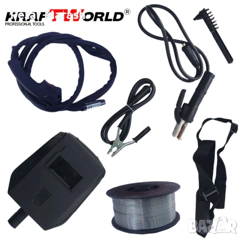 Професионален Инверторен Електрожен KraftWorld 400А с Телоподаващо 2в1 – Компактен и Мощен, снимка 5 - Други инструменти - 50633375
