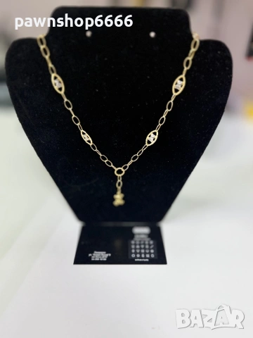 Златно колие 14К , снимка 2 - Колиета, медальони, синджири - 54027565