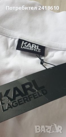 Karl Lagerfeld Half Zip Stretch Cotton Mens Size XL НОВО! ОРИГИНАЛ! Мъжка Тениска!, снимка 16 - Тениски - 45983953