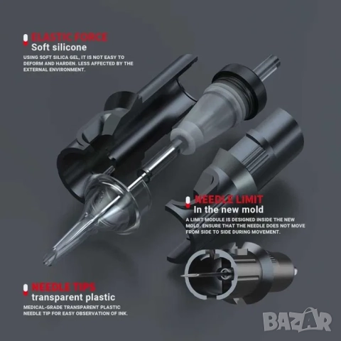 Игли за татуиране Stigma , игла за татуировка, трансферна хартия, кожа, снимка 11 - Друго оборудване - 52168020
