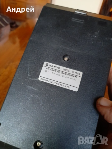 Стар касетофон Sanyo M1503, снимка 7 - Антикварни и старинни предмети - 53433276