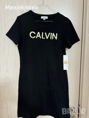 Рокля Calvin Klein НОВА С ЕТИКЕТ РСЗМЕР S, снимка 1 - Рокли - 47413899