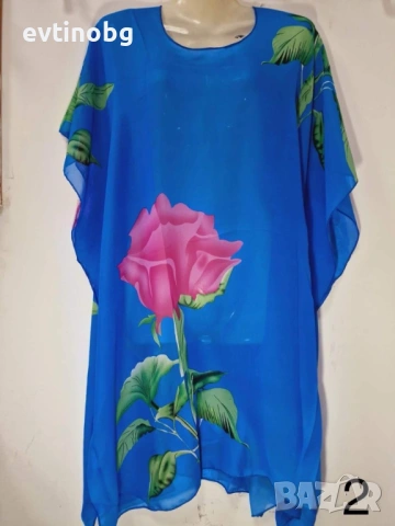 Дамска плажна туника с изкусителни принтове, снимка 3 - Туники - 54132884