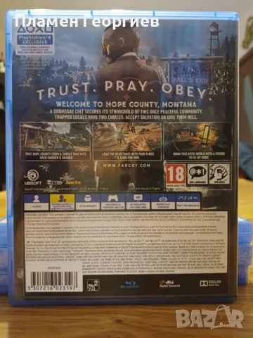 Far Cry 5 PS - 4, снимка 3 - Игри за PlayStation - 48240102