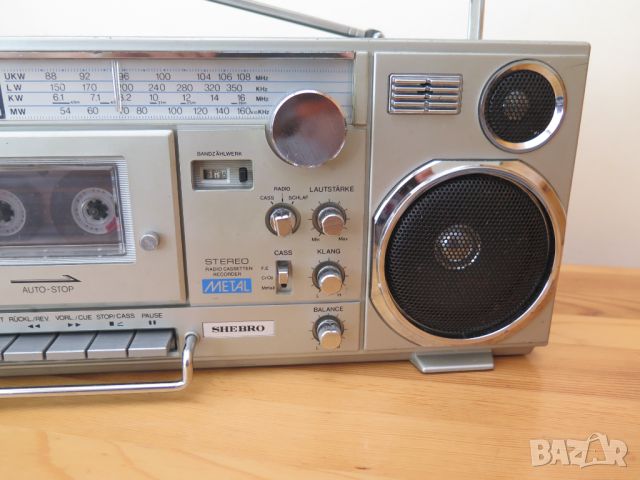 Shebro UCR1052 Boombox ,Sanwa 7096,Japan, снимка 3 - Радиокасетофони, транзистори - 46606008