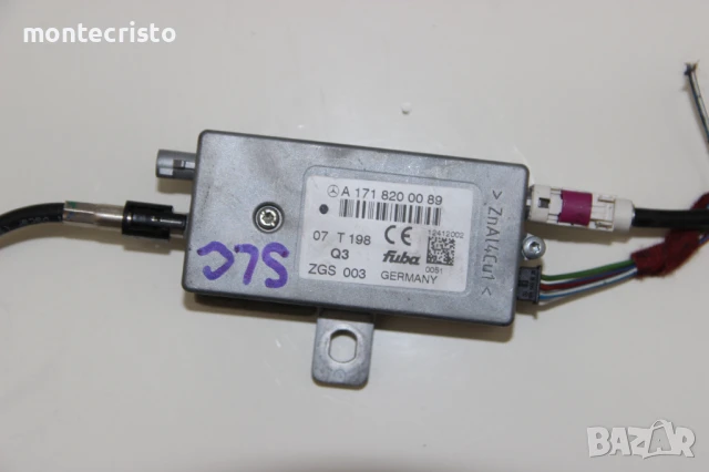 Усилвател антена Mercedes SLK R171 cabrio (2004-2011г.) A1718200089 / A 171 820 00 89, снимка 2 - Части - 51038432