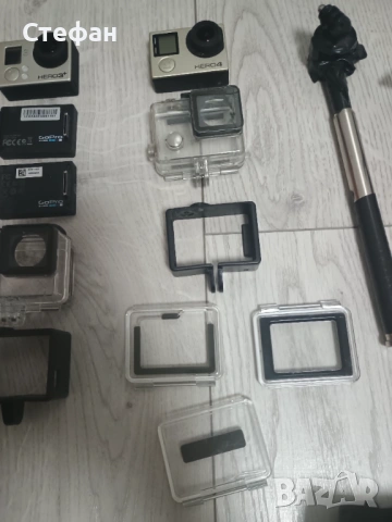 2 броя екшън камери GoPro Hero3+ , Hero4, снимка 2 - Камери - 53261021