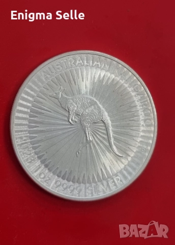 Сребърна монета „Австралийско кенгуру“ 2023 