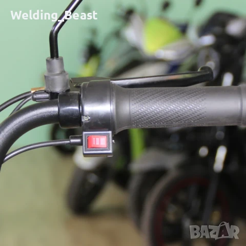 Електрическо колело-мотопед SG Super Crown 750W / 48V / 15Ah - Blue, снимка 6 - Мотоциклети и мототехника - 51284480