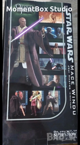 Sideshow Star Wars Mace Windu 1/6 Фигура, снимка 2 - Колекции - 53619765