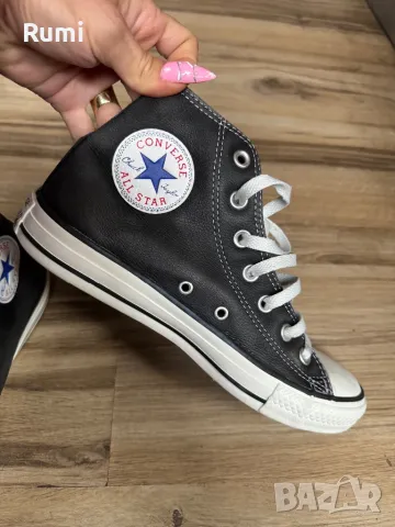 Оригинални високи кожени кецове Converse ! 39 н, снимка 2 - Кецове - 48436369