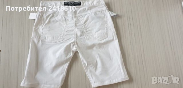 Emporio Armani Stretch Cotton Short Mens Size 34 НОВО! ОРИГИНАЛ! Мъжки Къси Дънкови Панталони!, снимка 15 - Къси панталони - 45573270