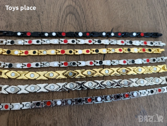 Магнитна гривна за регулиране на кръвното налягане , снимка 6 - Гривни - 52554102