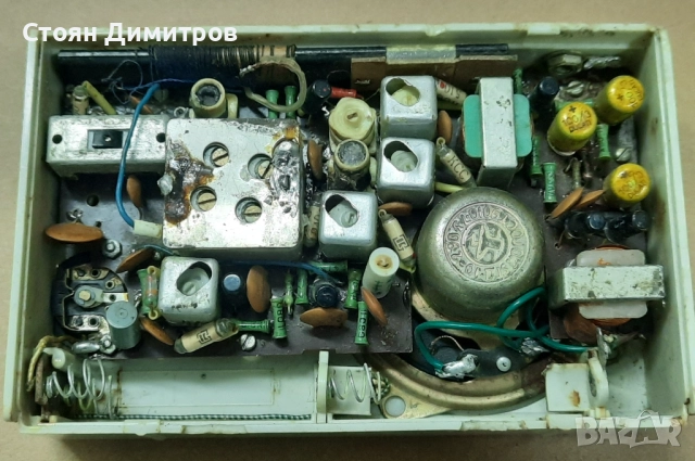Български ретро радиоприемник Ехо-2 , снимка 14 - Радиокасетофони, транзистори - 52683223