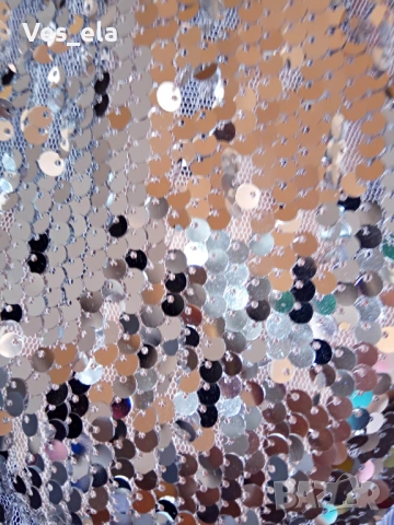 Zara топ с паети, снимка 4 - Корсети, бюстиета, топове - 54242205