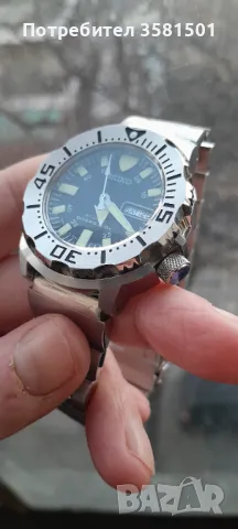 Seiko Black Monster Diver's 200m Automatic Mod., снимка 5 - Мъжки - 47084803