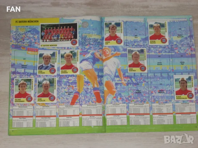  Оригинален стикер албум ПАНИНИ - PANINI FUSSBALL 89 Бундеслига сезон 1989/90 частично попълнен, снимка 9 - Фен артикули - 46988507