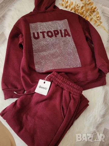 ватирана блуза с камъчета , снимка 2 - Блузи с дълъг ръкав и пуловери - 51174007