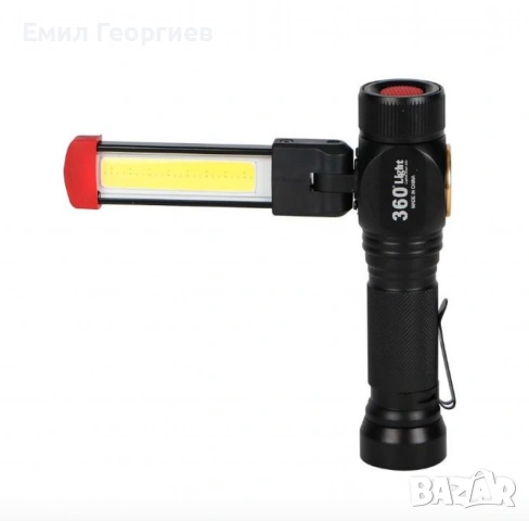 Сгъваем, ярък и енергоспестяващ фенер осветяване на 360 градуса и USB, снимка 2 - Други - 53165267