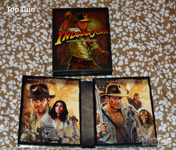 Блу Рей Индиана Джоунс Четирилогия Blu Ray, снимка 2 - Blu-Ray филми - 53221874