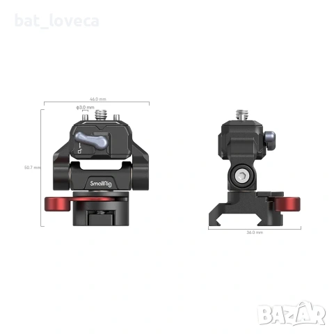 Мини стойка за монитор SmallRig HawkLock с бързо освобождаване и NATO скоба, снимка 2 - Чанти, стативи, аксесоари - 53713142