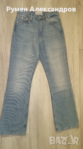 Светло сини дънки Calvin Klein Jeans за момиче с р-р W27 = S, снимка 5 - Дънки - 52110685