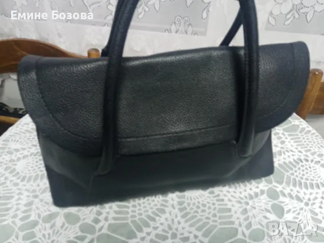 черна дамска чанта Zara