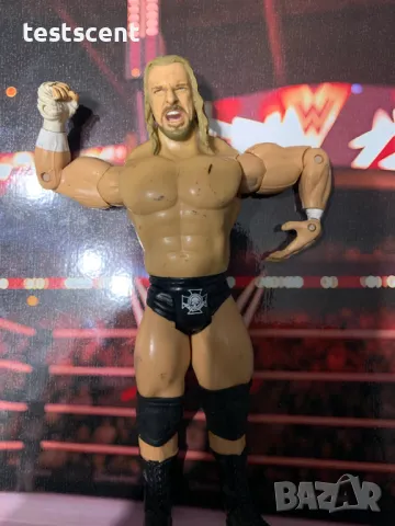 Екшън фигура WWE Triple H Трите Хикса Jakks Ring Rage Series играчка figure, снимка 2 - Колекции - 48507216