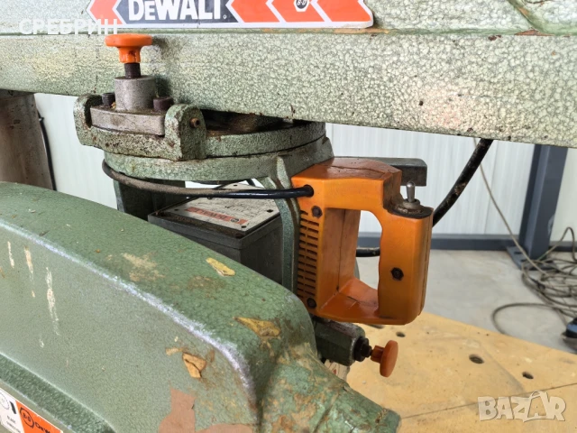 В наличност италианска радиална пендула DEWALT на 1000 мм мотор 3 кв, макс диск 350 мм., снимка 3 - Други машини и части - 50989778
