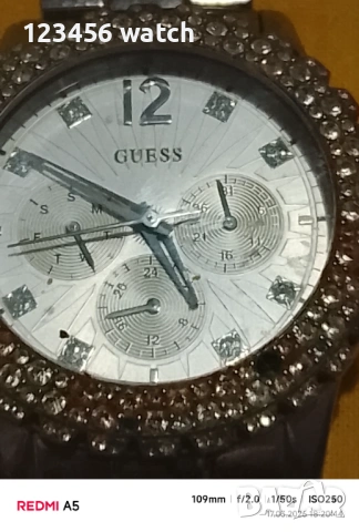 Мишки часовник guesse работи няма батри