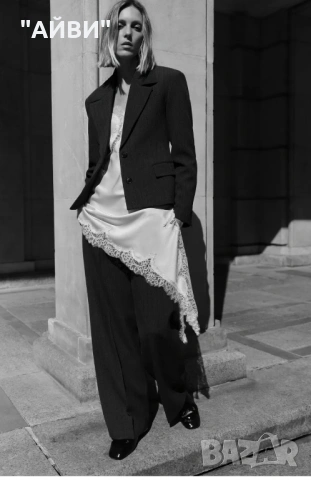 ZARA Дамско сако и панталон, снимка 4 - Комплекти - 53417579