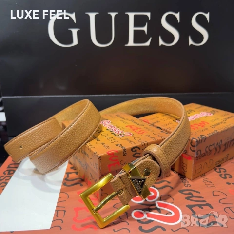 GUESS 💎 Естествена Кожа , снимка 3 - Колани - 53863649