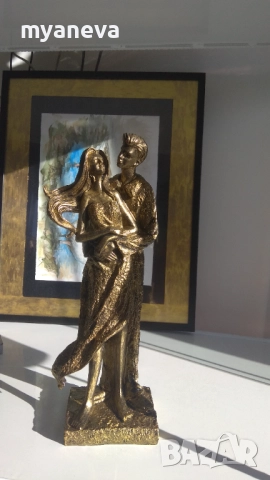 Влюбени, артистична декорация за дома. , снимка 3 - Статуетки - 52239905