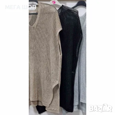 Плажна туника – Лека, стилна и комфортна защита за плажа, снимка 3 - Туники - 49974886