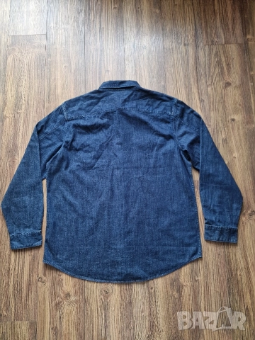 Страхотна мъжка дънкова риза HARLY DAVIDSON, размер XL, снимка 9 - Ризи - 52800667