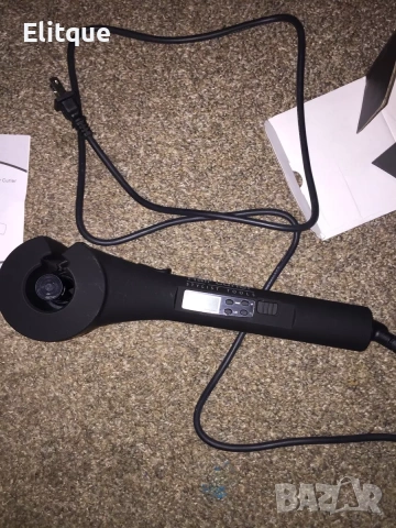 ✨ Високотехнологична керамична преса за къдрене на коса с LED дисплей – черна ✨, снимка 4 - Други - 53251544