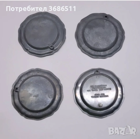 Старинни немски чинии рисуван порцелан и калай, снимка 2 - Колекции - 52788710