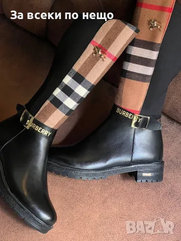 Дамски ботуши Burberry👢Guess👢Christian Dior👢Chanel👢 Код Lux258, снимка 4 - Дамски ботуши - 47829241