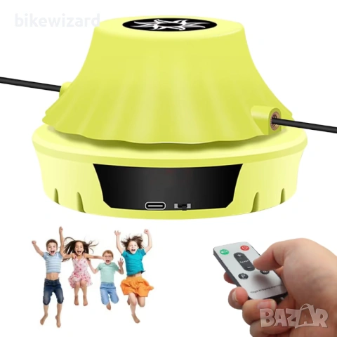 Електронно въже за скачане с регулируема скорост и LED дисплей  дистанционно управление С ПРОБЛЕМ