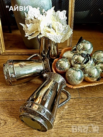 Старина луксозна кана от френска керамика, снимка 10 - Декорация за дома - 53971506