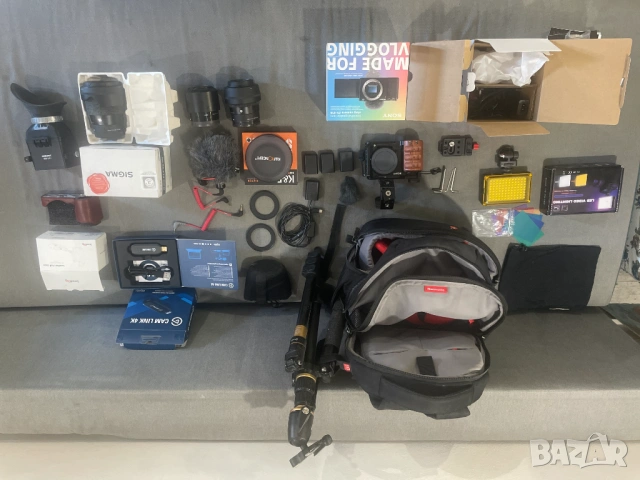 Фотоапарат Sony ZV E 10 аксесоари, обективи Sigma, Sony, Camlink