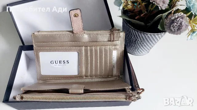 Дамско прoтмоне Guess -Оригинално, снимка 11 - Портфейли, портмонета - 47191035