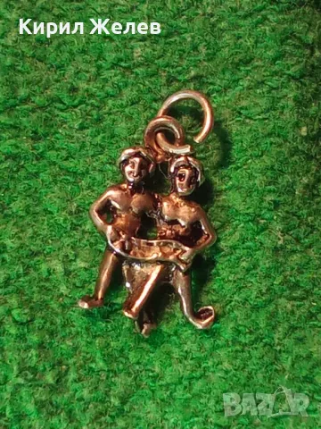 ЗОДИЯ БЛИЗНАЦИ АСТРОЛОГИЧЕН СРЕБЪРЕН МЕДАЛЬОН ЛАКИРАНО СРЕБРО ВИСОКА ПРОБА ХУДОЖЕСТВЕНА РАБОТА 31473, снимка 13 - Колиета, медальони, синджири - 49704769