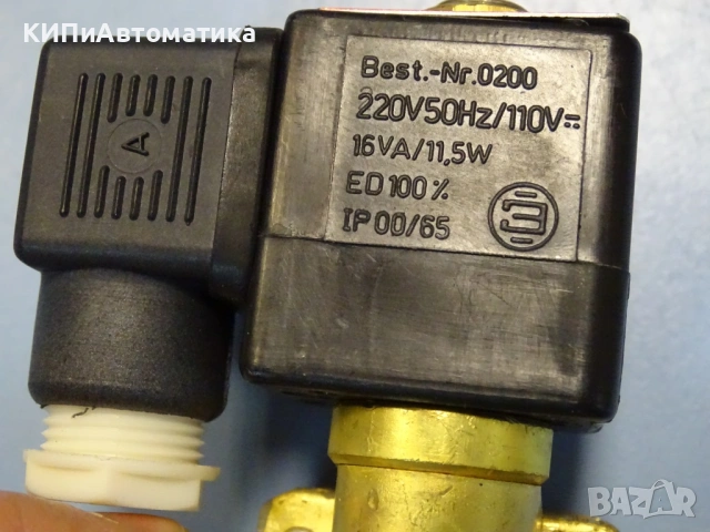 магнет вентил ”ЗИТА” Русе 0927200 G1/2 Solenoid Valve 220VAC/110VDC, снимка 7 - Резервни части за машини - 53166314