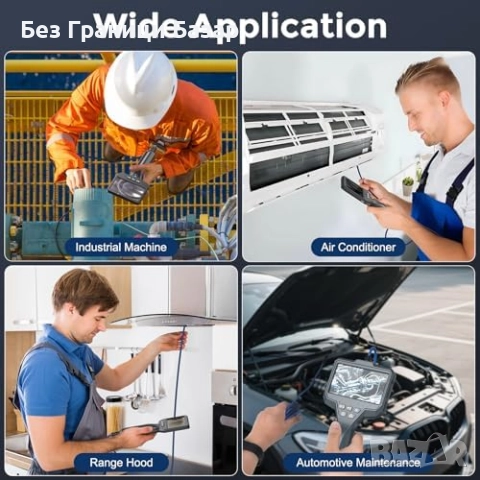 Нова HD ендоскоп камера с двойна леща, 4.3" IPS дисплей и 3.5 м кабел, снимка 6 - Друга електроника - 52272947